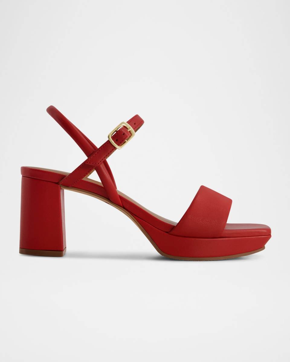 Canto Leather Platform Sandals